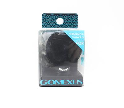 Gomexus EA38BKSR-G Knopf EVA Alu Schwarz Silber 38mm Shimano A , S/D (1786)