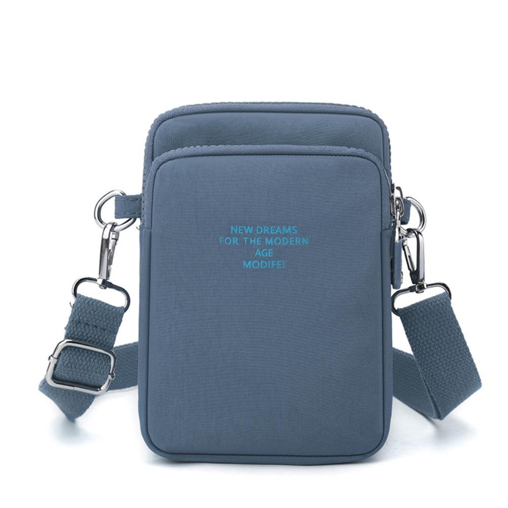 Multi-layer Nylon Shoulder Bag Korean Style Messenger Bags Portable Canvas Crossbody Bag  Outdoor