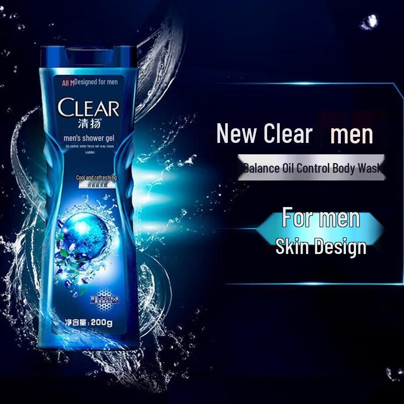 Clear Men Icy Cool Oil Control Shampoo & Shower Gel Set
