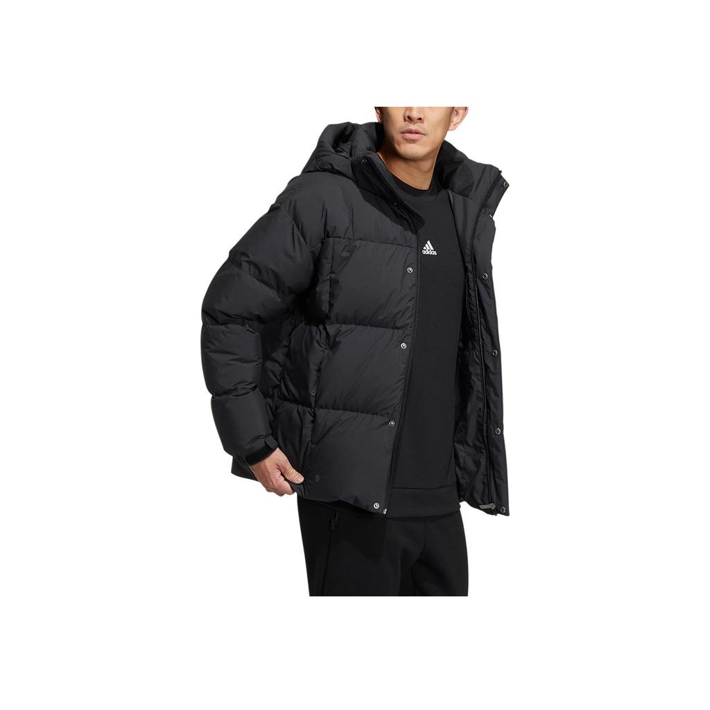 New Adidas Down Jacket Unisex Black HN2134