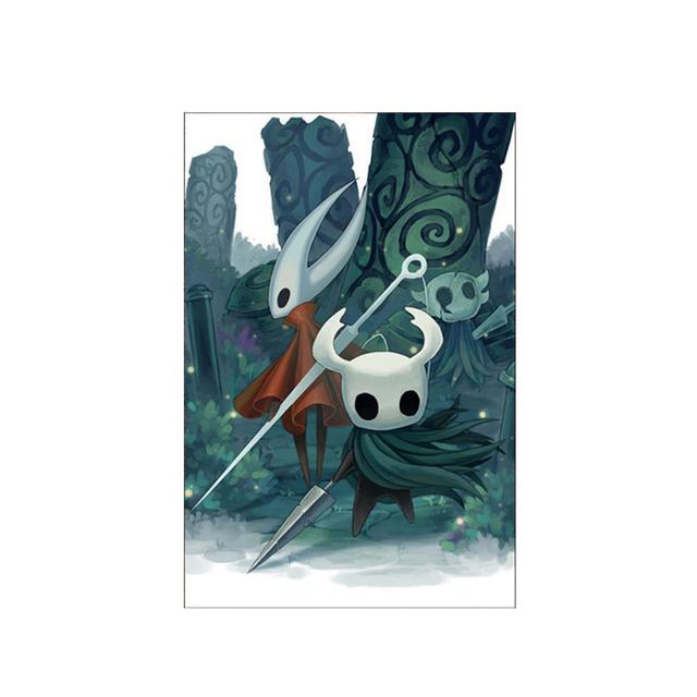 Hollow Creativity Map Game Knight Poster Canvas Painting Wall Art Pictures Posters and Prints for Living Game Room Home Decor No Frame