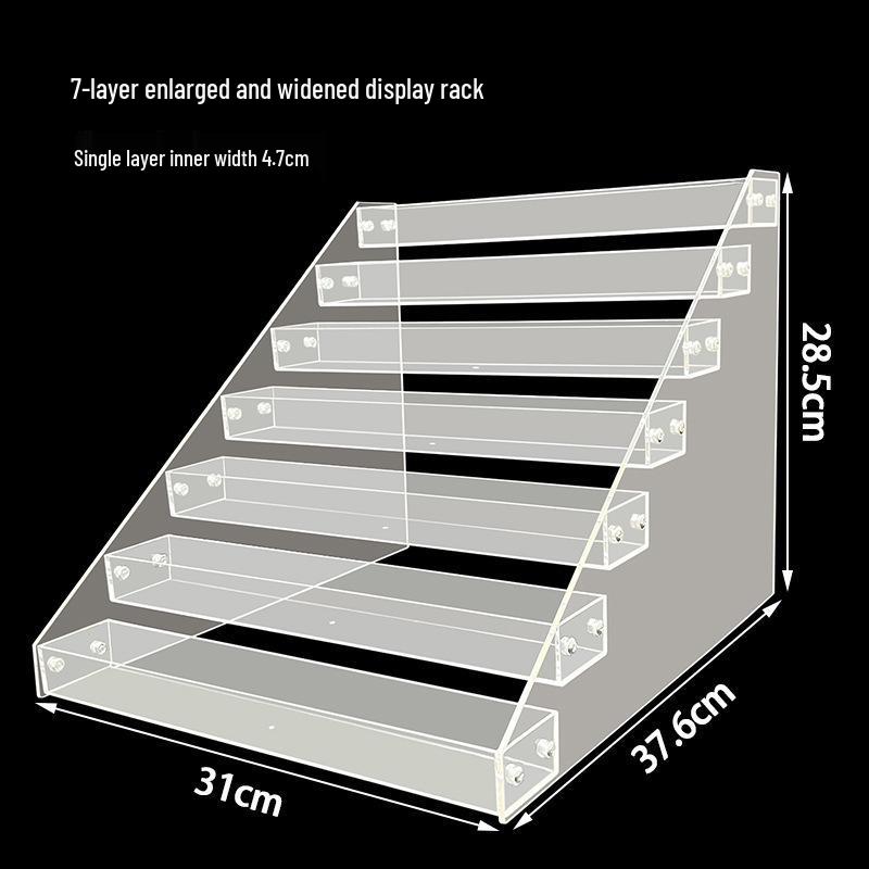 Multi-layer Acrylic Perfume & Doll Display Shelf Box