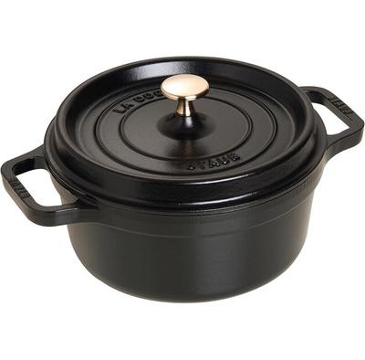 Zwilling Staub yuvarlak güveç 22cm siyah 2,6L (1102225)
