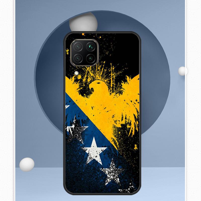 Bosnia and Herzegovina Flag For Huawei Nova Y72 Y90 Y61 Y91 Y60 Y70 12s 12i 11i 8i 9 10 SE P20 P40 Lite P60 P30 Pro Case