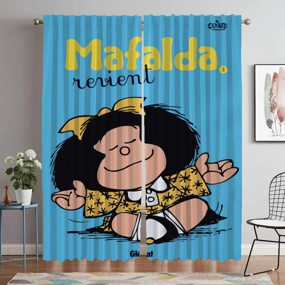 Mafalda Partition Anti-mosquito Curtains for Camera Living Room Curtain Shades Home Interior Curtains 2 Pieces Tulle for Bedroom