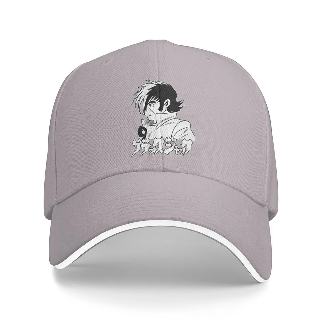 Black Jack Anime Baseball Cap  Women Unisex Custom Logo Trucker Hat Summer Fashion Outdoor Gym Adjustable Baseball Caps