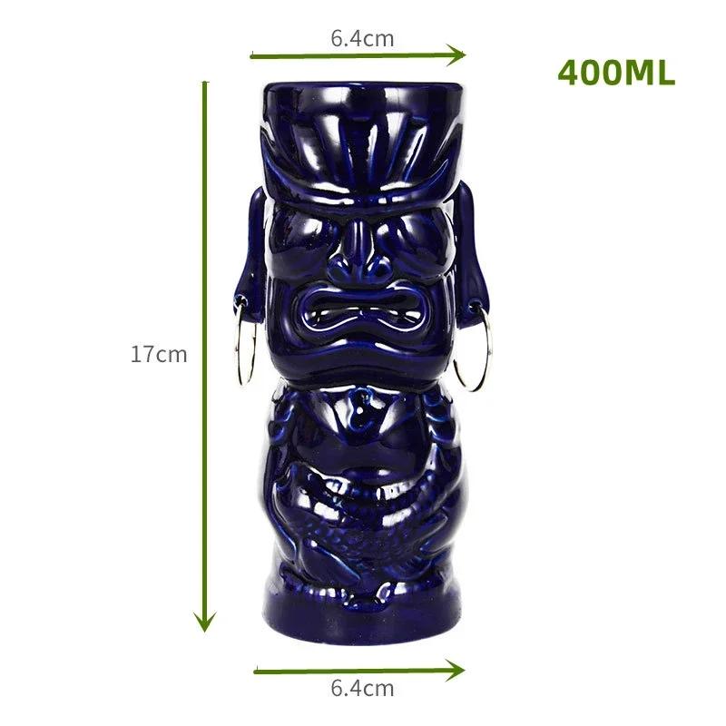 60 Types Ceramic Hawaii Tiki Mugs Creative Cocktail Glasses Beer Glass Martini Glasses Wine Glass Funny Cup Gift for Men