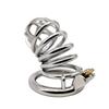 CB Lock for Men Stainless Steel Penis Cage Adult Sex Toy Cock Cage Cockring BDSM  Slave Fetish Scrotum Urethral Chastity