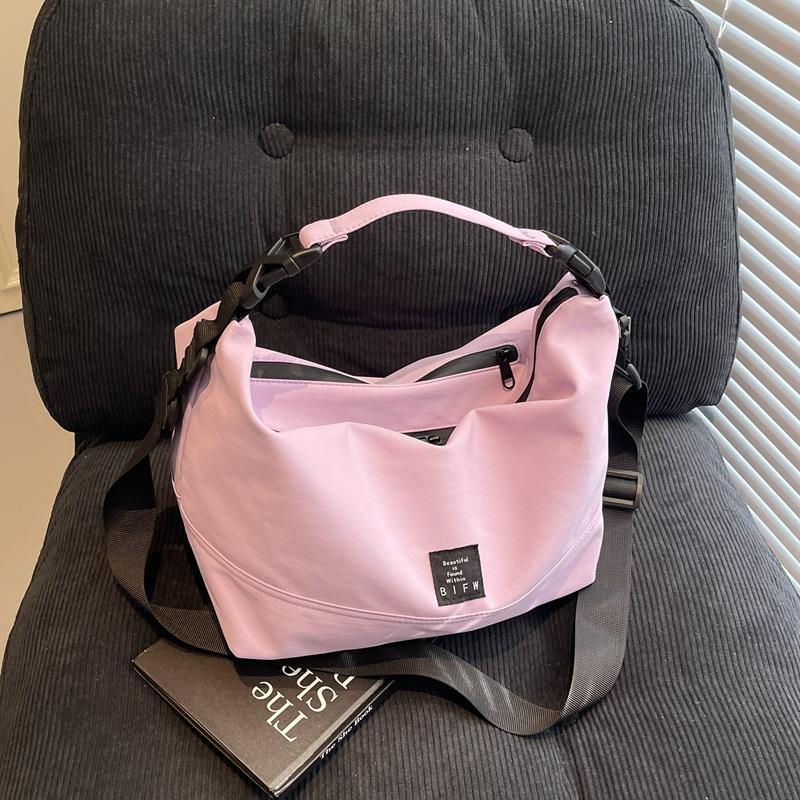 Canvas tote bag casual and simple 2025 spring and summer trend texture shoulder bag travel messenger bag