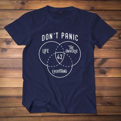 Marvin Robot Short-sleeved : The Hitchhiker's Guide To The Galaxy Clothing 42 Movie Men's and Women's Loose Peripheral Fashion
