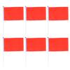 50 Stück Handwimpel Mini Polyester Unifarbene Quadratische Partyfahnen Feier Dekoration Wimpel Partybanner