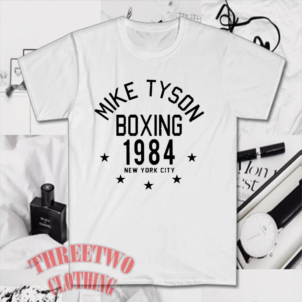Mike Tyson Boxing 1984 Men s White Size S to 5XL 3XL