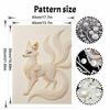 DIY Perlen Diamant Malerei Kits für Erwachsene und Anfänger, Elegantes Fuchs Funkelnde Malerei Handwerk Haus Wanddekoration handgemachtes Geschenk