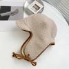 Bomber Hat Plush Earflap Hat Curved Visor Ski Hat Hooded Hat Fleece Earflap Hat Plush Trapper Hat Ear Protection Hat