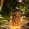 1PC Solar Dragonfly Lantern Metal Outdoor Hanging Light Waterproof Warm White LED Lamp for Garden Patio Yard Path Decor