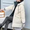 Cappotti e giacche da donna imbottiti in cotone moda Parka invernale con cerniera Feminimo Abbigliamento nero