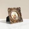 Square Mini Freestanding Photo Frame, Vintage Style Resin Photo Frame, Combination Wall Decor for Gallery Wall Gifts Birthday Graduation