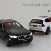 1:32 VOLVOs XC60 XC90 Alloy Car Model Diecast & Toy Vehicles Metal Car Model Sound and Light Simulation Collection Kids Toy Gift