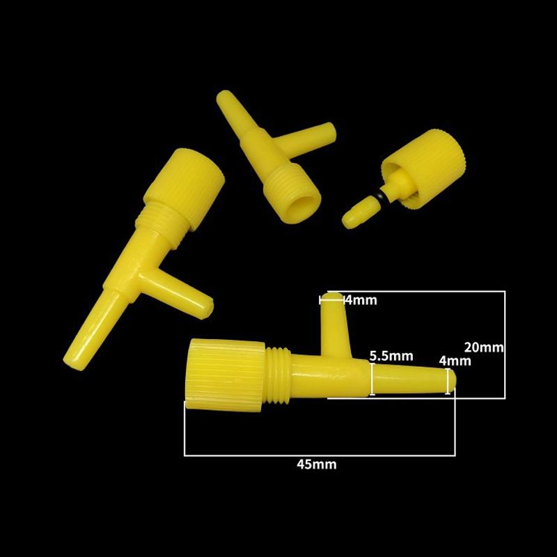 10Pcs 4Mm Aquarium Air Control Valve Tap Aquarium Fish Tank Air Pump Connector Control Valve Air Pipe Tube For Aquarium