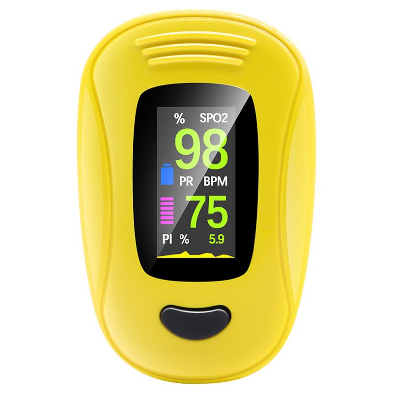 Fingerspitzen Medizinischer Blutsauerstoff- und Herzfrequenzmonitor