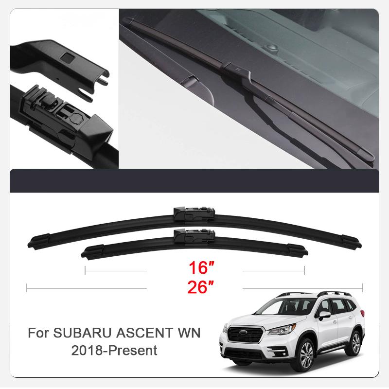 2 Stück Auto Flachwischer Gummi Scheibenwischer für SUBARU ASCENT CROSS FORESTER IMPREZA LEGACY OUTBACK SOLTERRA WRX XV Auto Zubehör