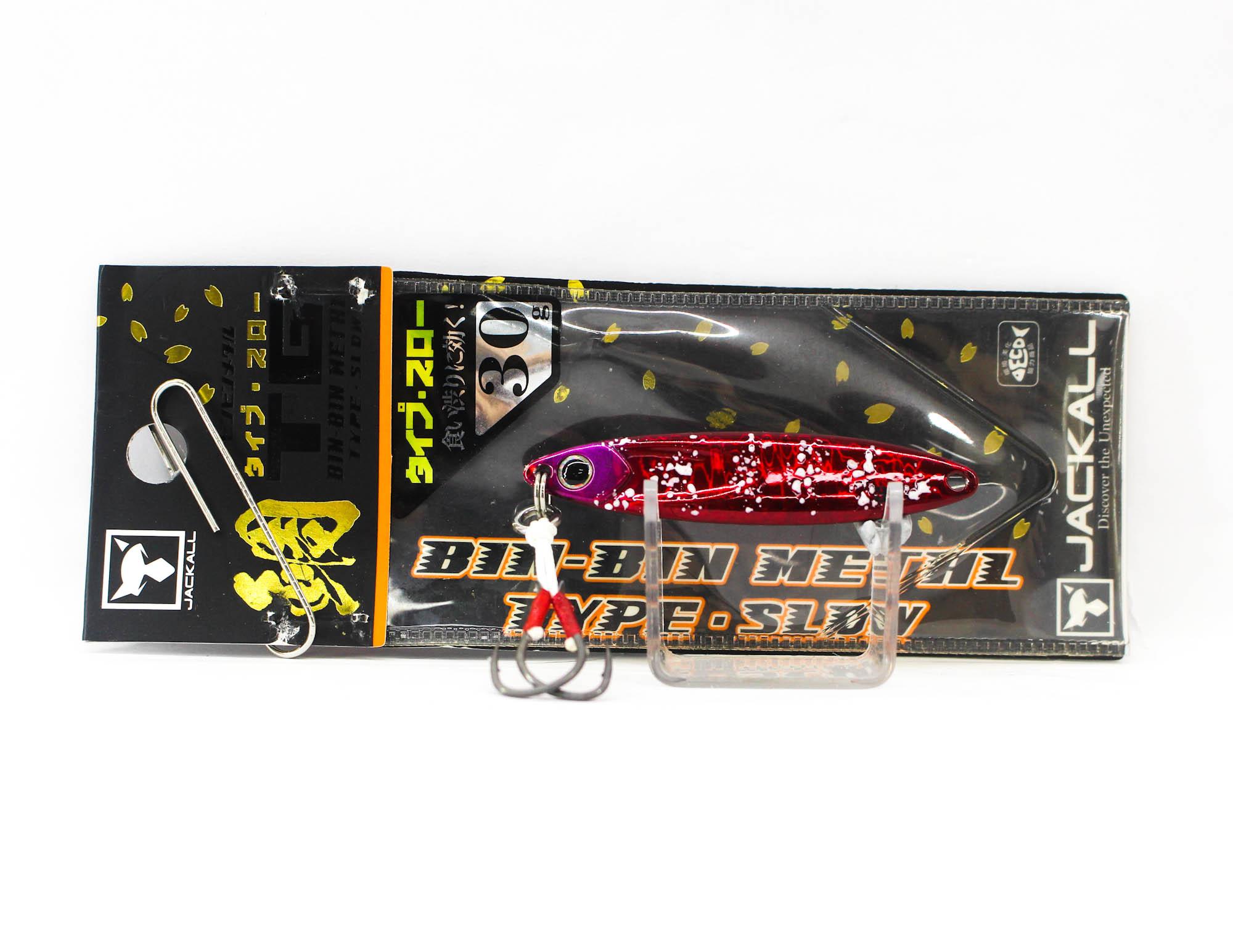 

Jackall Metal Jig Bin Bin Тип TG Медленный вольфрам 30 грамм R Ika Glow (9699)