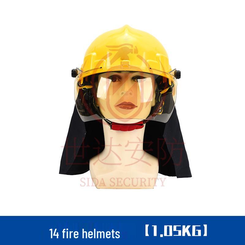 Unified Fire Rescue Safety Helmet: Fire-Resistant, Anti-Smash Emergency Equipment for Disaster Relief - 17 Models