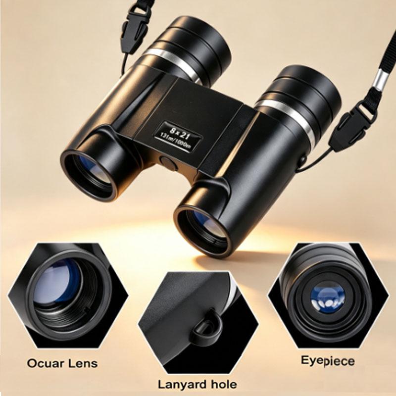 HD Auto-Focus Fixed-Focus Binoculars for Kids & Adults - Portable Telescope for Outdoor Travel & Mountaineering