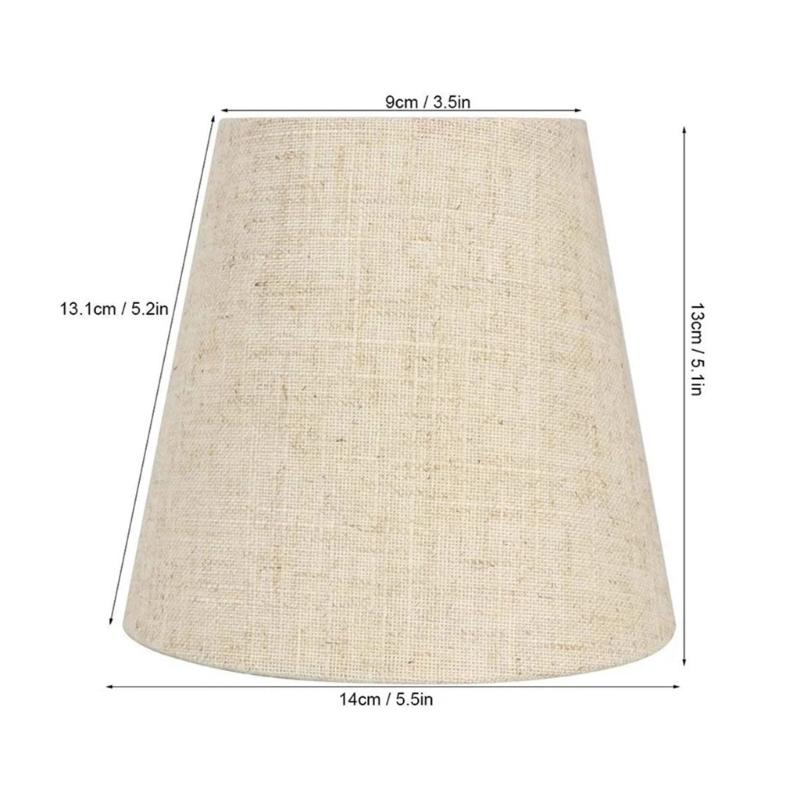 Set of 6 Removable Fabric Shade Ceiling Fixture Shade for Pendant Lights Fabric Texture Long Lasting Home Decorating