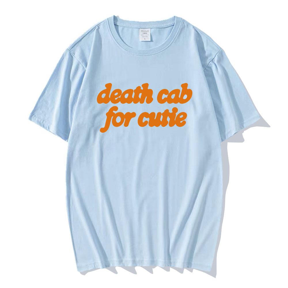 I Built You A Tower Album T-shirt Band Death Cab for Cutie Print Tshirts O-neck Summer Unisex Streetwear Graphic Tops