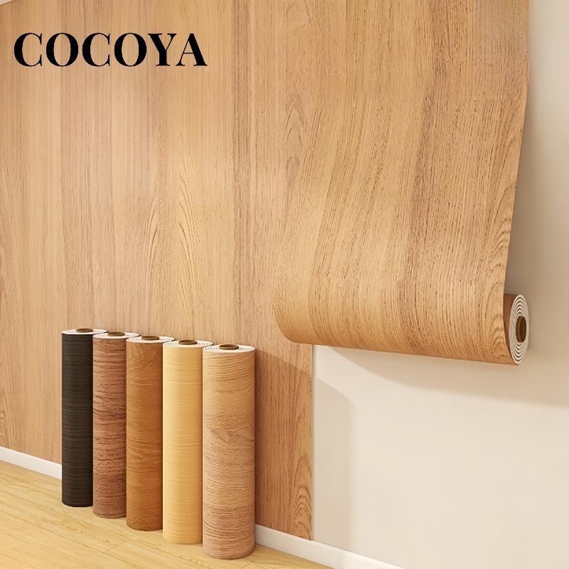 

Faux Wood Grain Wallpapers Decoration Thick Foam Self Adhesive Wall Sticker Aluminum Film Peel and Stick Wallpaper 3/5/10 Meters 3Mx40cm