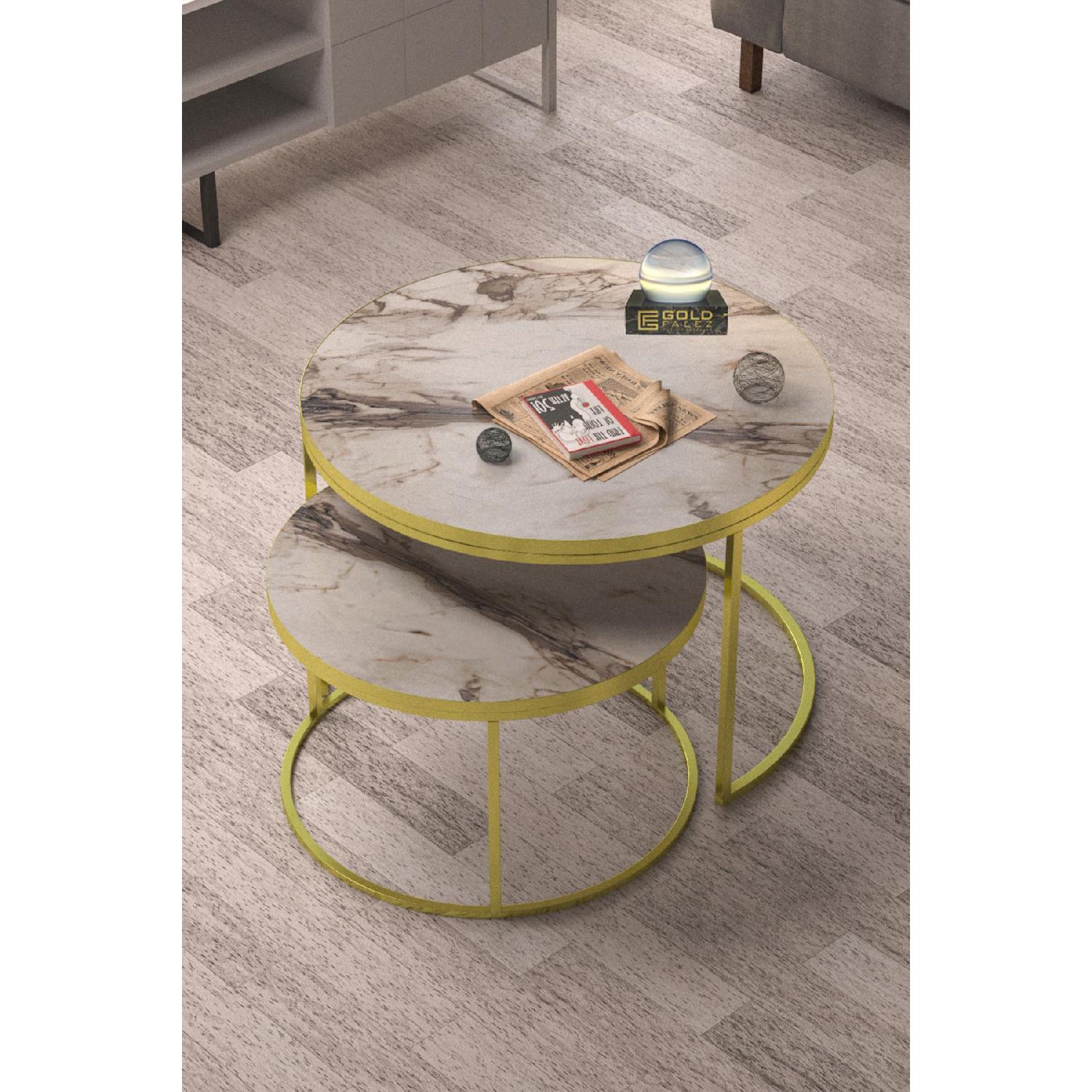 

Журнальный столик Double Lux Special Gold Efes