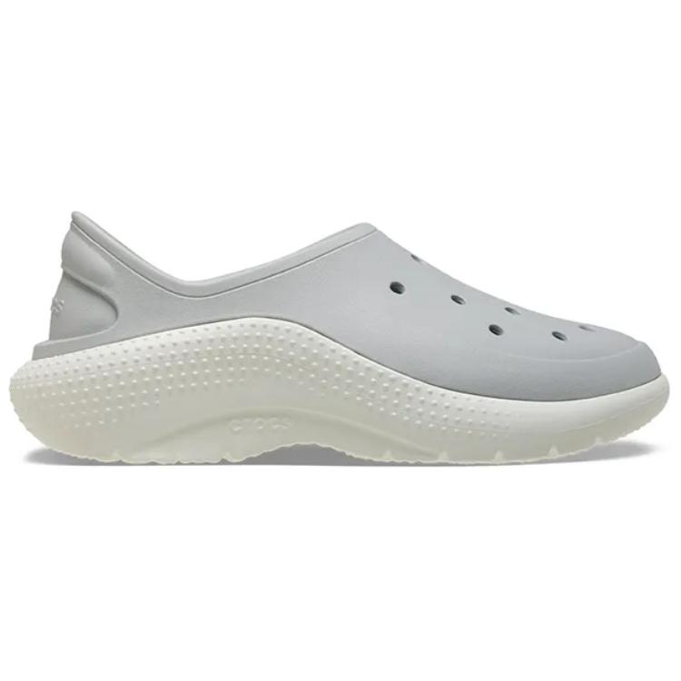 Crocs Comfortable Simple Non-Slip Lightweight Low-Top Casual Shoes Unisex Shoes Gray White 210080-1UD