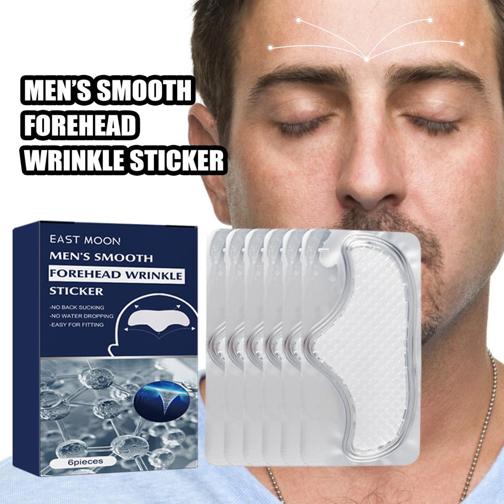 East Moon Men'S Anti-Wrinkle Forehead Sticker, Smoothing And Firming The Forehead, Fading Fine Lines And Wrinkles Character Lines Anti-Wrinkle Sticker