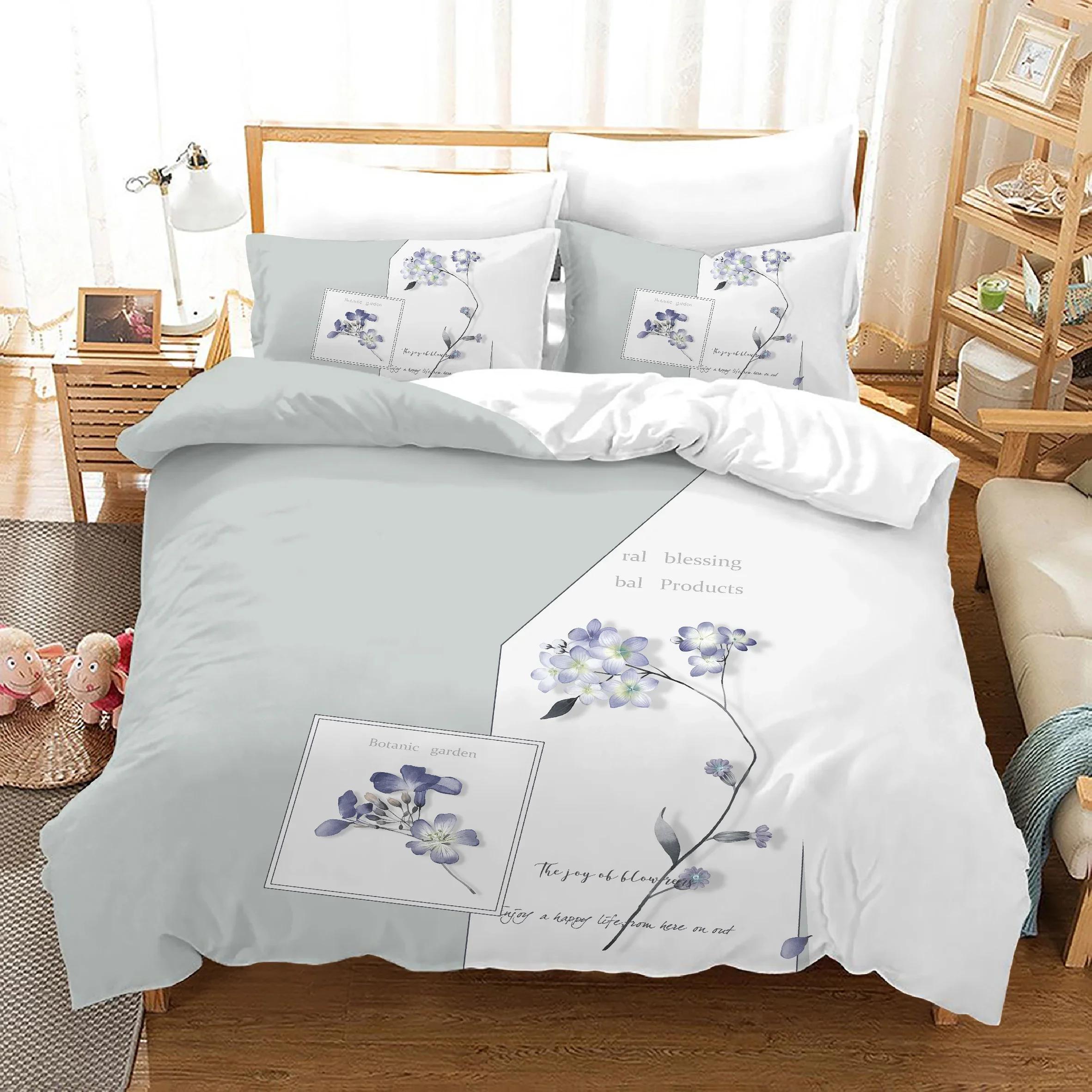

Comforter Print Wedding Bedding Set Home Textile Super King Size Housse De Couette 240X220 Flower Jacquard S Double 3 Pcs Comforter (quilt)-EU Single(135*200cm)3pcs