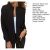 Women Jacket Stand Collar Long Sleeve Woolen Coat with Pockets Solid Color Warm Lightweight Coat Daily Wear