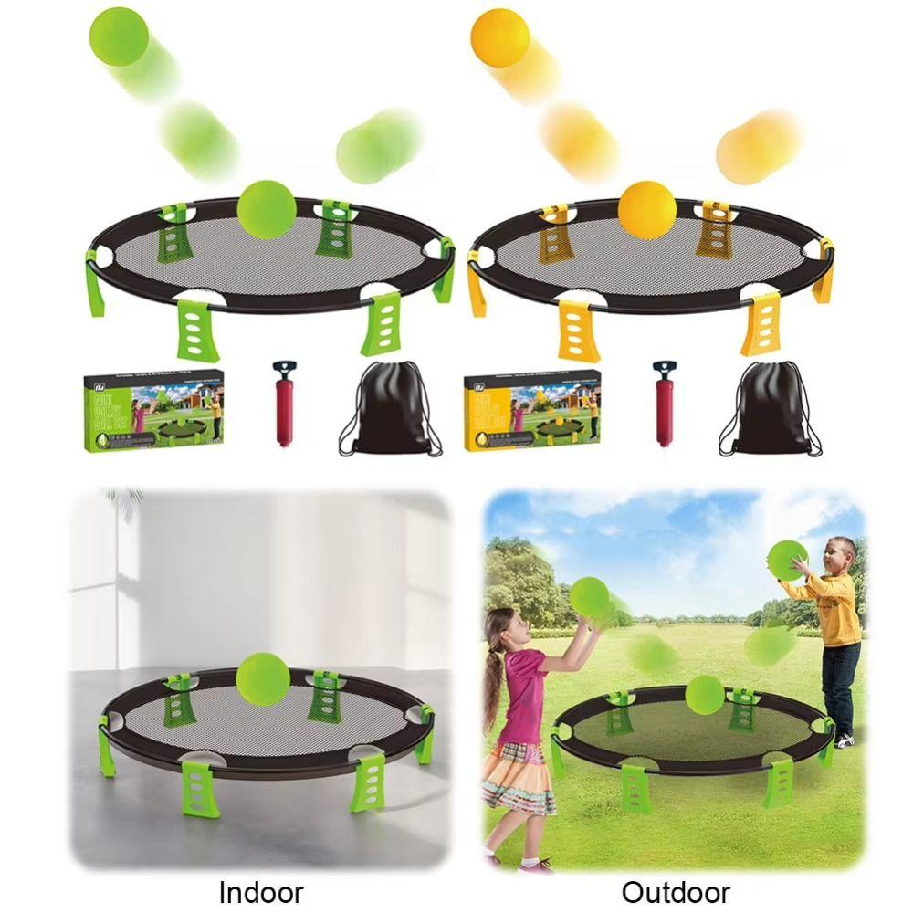 With Carry Bag Volleyball Battle Game Foldable Multiplayer Volleyball Toys Holiday