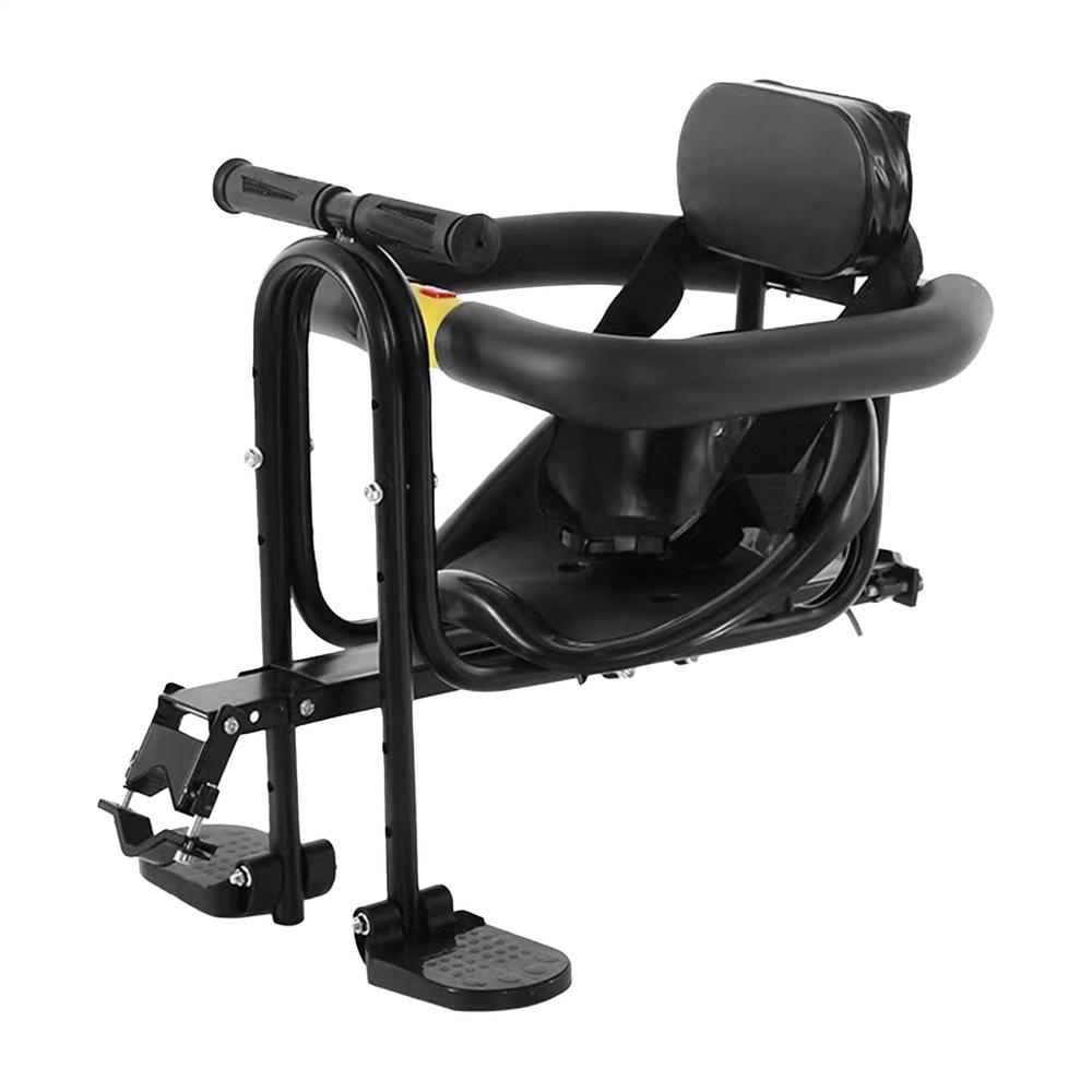 Front Bicycle Seat Child Safety Child Saddle With Pedals And Support For MTBRoad Bike Comfortable Bike Saddle