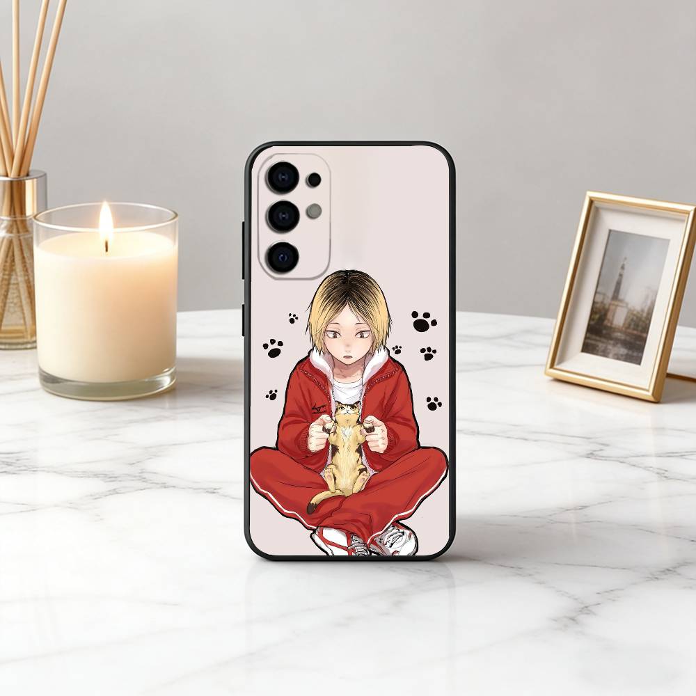 

Anime K-Kenma Haik-yu K-Kozume-KK Phone Case For Samsung S25,S24,S21,S22,S23,S30,Ultra,S20,Plus,Fe,Lite,Note,10,Black Cover Samsung S25