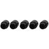 10pcs Black/White Guitar Part Accessory Unthreaded Design Switch Tip Cap Knob Cap Electric Guitar
