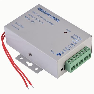 Entrada AC110V‑240V Saída DC 12V 3A 30W Controlador de Fonte de Alimentação para Sistema de Controle de Acesso por Porta
