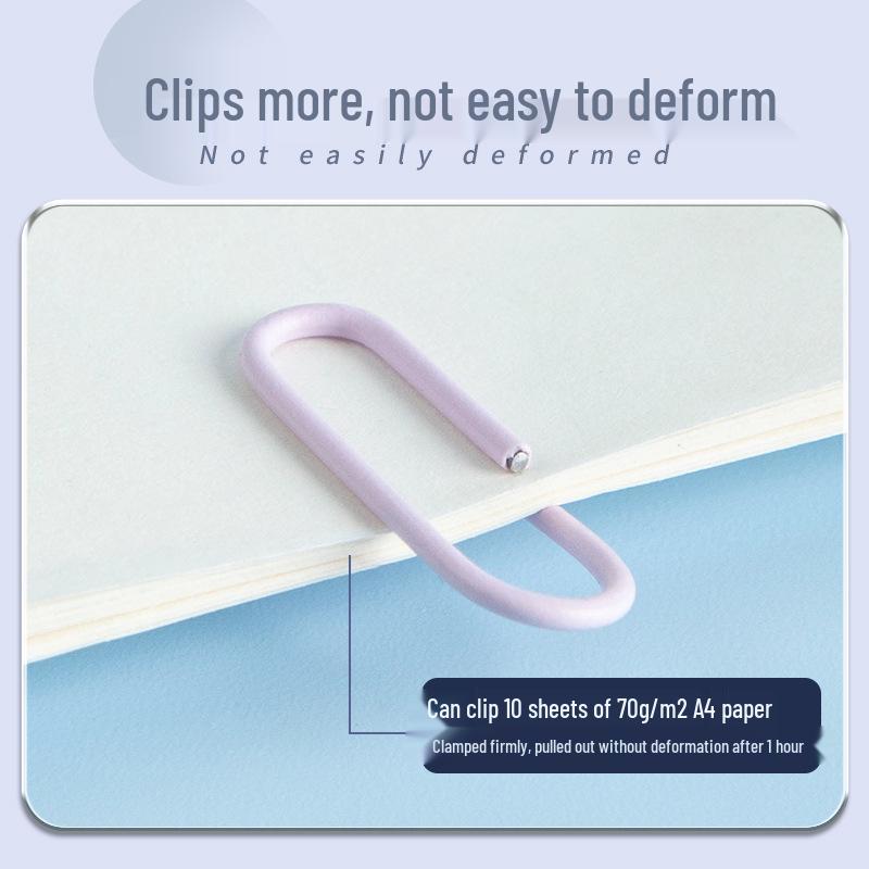 Durable Large Colored Paper Clips with Storage Box - Office & Home Stationery