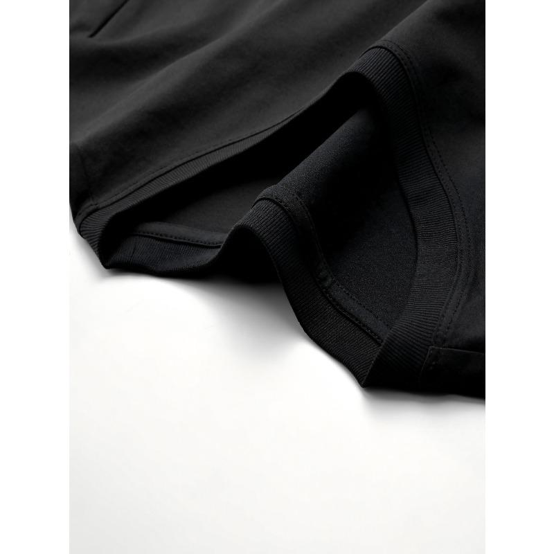 European Size Men'S Plus Size T-Shirt with Cross Print, Casual Crew Neck Short Sleeve Tee, Breathable All-Match Fashion Top, Casual Wear