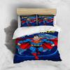 Comfortable 3D Cartoon Superhero Bedding Set, Including Duvet Cover, Pillowcases and Children's Set.