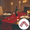 Valentines Day Heart Shaped Table Runner Romantic Table Flag Dining Table Mat  Outdoor Party