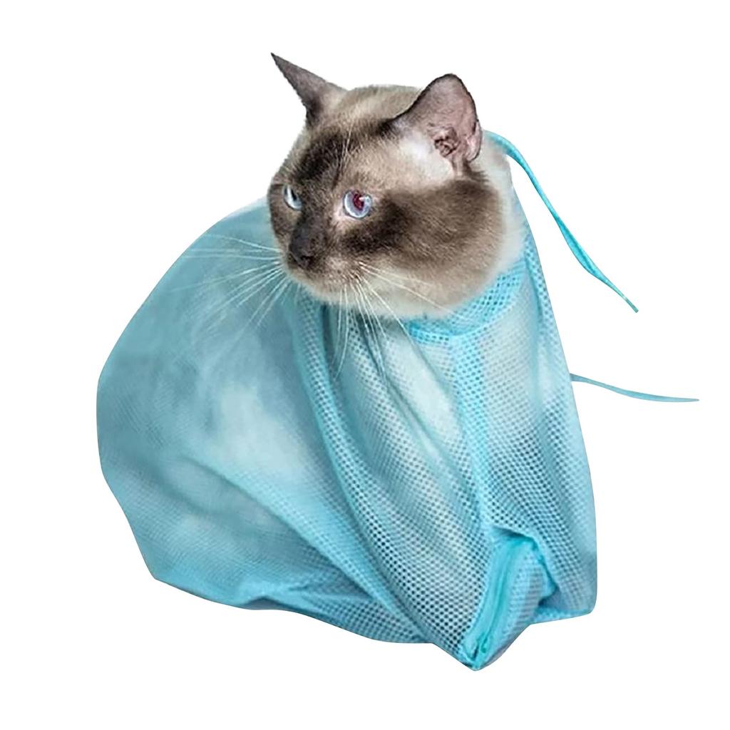 Multifunctional Cat Bath Bag  Breathable Bath Bag Anti-bite Anti-scratch Cat Restraint Bag