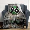 Name Custom Hannover 96 Logo Print Flannel Blanket High Quality Warm Comfortable Cover for All Seasons Perfect for Gifts Home Decor