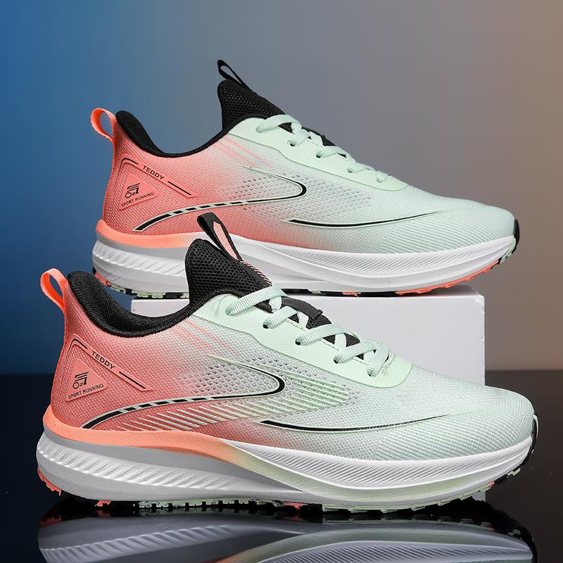 2025 New High-quality Sports Shoes Color Blocking Popular and Convenient Running Shoes Lace Up Breathable Summer Training Shoes