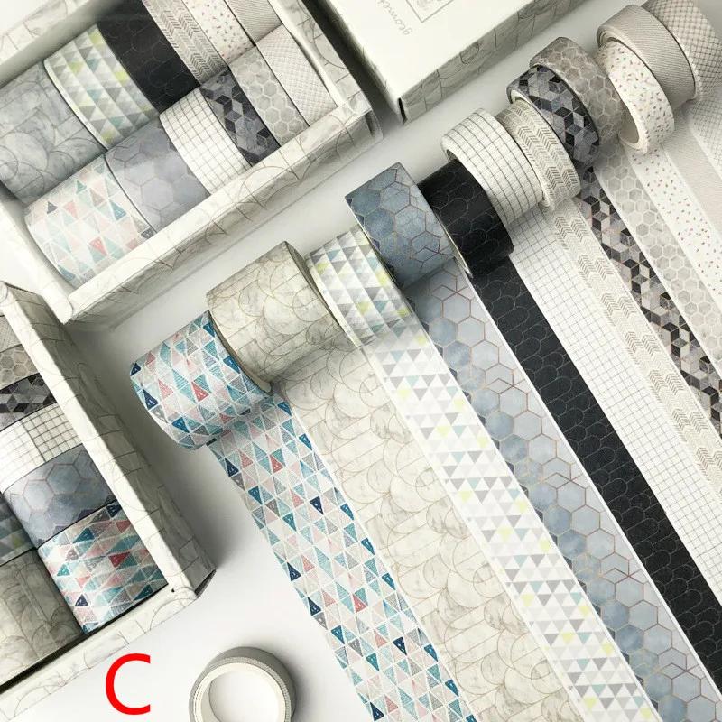 12 Pcs Vintage Washi Tape Set Creative Japanese Kawaii Masking Tapes Paper Diy Decoration Material