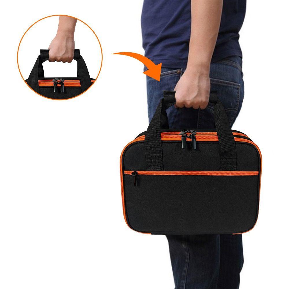 Two Layer Design Tool Storage Bag Portable Mechanic Tool Bag Multimeter Case  Home Tester Kit